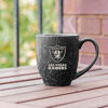 Picture of Rico Industries NFL Football Las Vegas Raiders Raider Nation 16 oz Team Color Laser Engraved Speckled Ceramic Coffee Mug
