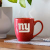 Picture of Rico Industries NFL Football New York Giants Alternate 16 oz Team Color Laser Engraved Speckled Ceramic Coffee Mug