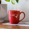 Picture of Rico Industries NFL Football New England Patriots Alternate 16 oz Team Color Laser Engraved Speckled Ceramic Coffee Mug