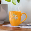 Picture of Rico Industries NFL Football Minnesota Vikings Alternate 16 oz Team Color Laser Engraved Speckled Ceramic Coffee Mug