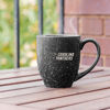 Picture of Rico Industries NFL Football Carolina Panthers Panthers Pride 16 oz Team Color Laser Engraved Speckled Ceramic Coffee Mug