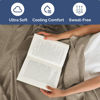 Picture of CGK Unlimited Extra Deep Twin XL Fitted Sheet - Hotel Luxury Single Fitted Sheet - Easily Fits 18 inch to 24 inch Mattress - Soft, Wrinkle Free & Breathable Heathered Beige Fitted Sheet