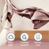 Picture of Extra Deep Queen Fitted Sheet - Hotel Luxury Single Fitted Sheet Only - Sheet Easily Fits 18 inch to 24 inch Mattress - Soft, Wrinkle Free, Breathable and Comfy Extra Deep Pockets Mauve Fitted Sheet