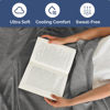 Picture of Extra Deep Twin Fitted Sheet - Hotel Luxury Single Fitted Sheet Only - Easily Fits 18 inch to 24 inch Mattress - Soft, Wrinkle Free, Breathable & Comfy Extra Deep Pockets Heathered Grey Fitted Sheet