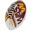 Picture of Franklin Sports NFL Washington Commanders Football - Youth Mini Football - 8.5" Junior Size Ball - SPACELACE Easy Grip Texture- Perfect for Kids