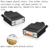 Picture of ANMBEST 10PCS DB15 Solderless Connector, RS232 D-SUB Serial to 15-pin Port 16mm Thinner Terminal Male Adapter Breakout Board with Case Long Bolts Nuts