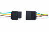 Picture of MaxxHaul 4-Pin Flat Trailer Wiring Harness Kit 25' Male and 4' Female [18 Gauge Color Coded Wires] for Utility & Boat Trailer Wire Kits Blue