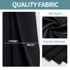 Picture of ChrisDowa Blackout Curtains 72 inches Long for Bedroom - 2 Panels Set Grommet Thermal Insulated Room Darkening Curtains for Living Room (Black, 42 x 72 Inch)