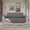 Picture of Easy-Going Sofa Slipcover Reversible Loveseat Sofa Cover Couch Cover for 2 Cushion Couch Furniture Protector with Elastic Straps for Pets Kids Dog Cat (Oversized Loveseat, Gray/Light Gray)