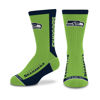 Picture of For Bare Feet NFL SEATTLE SEAHAWKS MVP Crew Sock Team Color Youth
