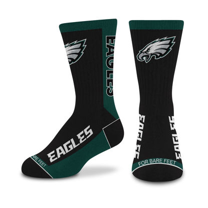 Picture of For Bare Feet NFL PHILADELPHIA EAGLES MVP Crew Sock Team Color Youth