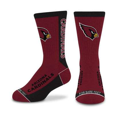 Picture of For Bare Feet NFL ARIZONA CARDINALS MVP Crew Sock Team Color Youth