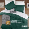 Picture of Utopia Bedding Duvet Cover Queen Size - 1 Duvet Cover with 2 Pillow Shams - 3 Pieces Bedding Duvet Cover with Zipper Closure - Soft Brushed Microfiber, 90 X 90 Inches (Queen, Emerald)