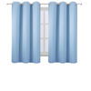 Picture of LEMOMO Sky Blue Blackout Curtains/38 x 54 Inch/Set of 2 Panels Thermal Insulated Room Darkening Curtains for Bedroom