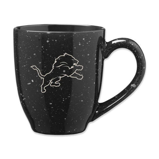 Picture of Rico Industries NFL Football Detroit Lions Primary 16 oz Team Color Laser Engraved Ceramic Coffee Mug