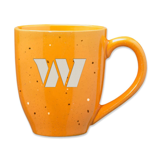 Picture of Rico Industries NFL Football Washington Commanders Alternate 16 oz Team Color Laser Engraved Speckled Ceramic Coffee Mug