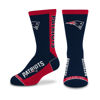 Picture of For Bare Feet NFL NEW ENGLAND PATRIOTS MVP Crew Sock Team Color Youth