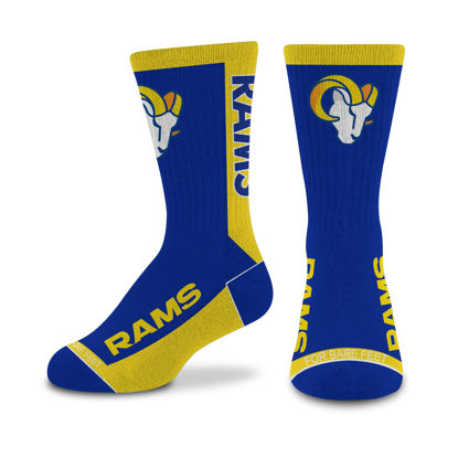 Picture of For Bare Feet NFL LOS ANGELES RAMS MVP Crew Sock Team Color Youth