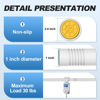Picture of CorkLatta White Shower Curtain Rod 31 to 80 Inch,1 Inch Diameter Adjustable Spring Tension Stainless Steel Telescoping Rod,Easy Install,No Rust