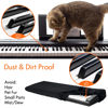 Picture of Piano Keyboard Cover, 76 Keys Piano Music Keyboard Dirt Proof Cover, Stretchy Electronic Keyboard Piano Cover, Electronic Keyboard Cover With Durable Elastic & Cord Lock, Black