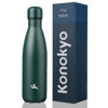 Picture of Konokyo Insulated Water Bottles,17 oz Double Wall Stainless Steel Vacumm Metal Flask for Sports Travel,Army Green