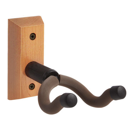 Picture of VEINTICO Guitar Wall Mount, Guitar Hangers Hooks Bracket Holders Stand for Acoustic and Electric Guitars Bass Banjo Mandolin, Hardwood Home & Studio Guitar Hanger