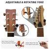 Picture of VEINTICO Guitar Wall Mount, Guitar Hangers Hooks Bracket Holders Stand for Acoustic and Electric Guitars Bass Banjo Mandolin, Hardwood Home & Studio Guitar Hanger