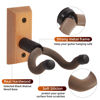 Picture of VEINTICO Guitar Wall Mount, Guitar Hangers Hooks Bracket Holders Stand for Acoustic and Electric Guitars Bass Banjo Mandolin, Hardwood Home & Studio Guitar Hanger