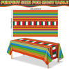Picture of OHOME Cinco De Mayo Decorations - Fiesta Party Decorations - Fiesta Plastic Tablecloth for Taco - Mexican Theme Party Decorations for Birthday Accessories Party Favors Decor,52"x87",2 Pack