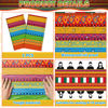 Picture of OHOME Cinco De Mayo Decorations - Fiesta Party Decorations - Fiesta Plastic Tablecloth for Taco - Mexican Theme Party Decorations for Birthday Accessories Party Favors Decor,52"x87",2 Pack