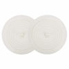 Picture of V-TOP Tub Stopper 2 Pack, 6 inches Large Silicone Drain Plug Hair Stopper Flat Suction Cover for Kitchen Bathroom and Laundry