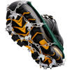 Picture of Crampons Ice Cleats Traction Snow Grips for Boots Shoes Women Men Anti Slip 19 Stainless Steel Spikes Safe Protect for Hiking Fishing Walking Climbing Mountaineering (Green,XL)