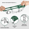 Picture of Crampons Ice Cleats Traction Snow Grips for Boots Shoes Women Men Anti Slip 19 Stainless Steel Spikes Safe Protect for Hiking Fishing Walking Climbing Mountaineering (Green,XL)