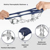 Picture of Crampons Ice Cleats Traction Snow Grips for Boots Shoes Women Men Anti Slip 19 Stainless Steel Spikes Safe Protect for Hiking Fishing Walking Climbing Mountaineering (Navy Blue,XL)