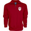 Picture of Blue 84 Men's Indiana Hoosiers Quarter Zip Sweatshirt Icon Team Color, Team Color, Small