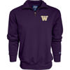 Picture of Blue 84 Men's Washington Huskies Quarter Zip Sweatshirt Icon Team Color, Team Color, X-Large