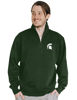Picture of Blue 84 Men's Michigan State Spartans Quarter Zip Sweatshirt Icon Team Color, Team Color, XX-Large