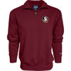 Picture of Blue 84 Men's Florida State Seminoles Quarter Zip Sweatshirt Icon Team Color, Team Color, XX-Large