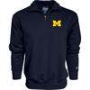 Picture of Blue 84 Men's Michigan Wolverines Quarter Zip Sweatshirt Icon Team Color, Team Color, X-Large