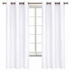 Picture of BGment Room Darkening Curtains 63 Inches Long - Grommet Thermal Insulated Drapes Window Treatment Curtains for Bedroom, 2 Panels, 42 x 63 Inch, Pure White