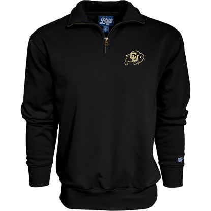 Picture of Blue 84 Men's Colorado Buffaloes Quarter Zip Sweatshirt Icon Team Color, Team Color, Small
