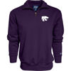Picture of Blue 84 Men's Kansas State Wildcats Quarter Zip Sweatshirt Icon Team Color, Team Color, Large