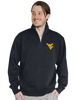 Picture of Blue 84 Men's West Virginia Mountaineers Quarter Zip Sweatshirt Icon Team Color, Team Color, Medium