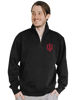 Picture of Blue 84 Men's Indiana Hoosiers Quarter Zip Sweatshirt Icon Secondary, Alternate Color, XX-Large