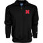 Picture of Blue 84 Men's Nebraska Cornhuskers Quarter Zip Sweatshirt Icon Secondary, Alternate Color, Medium
