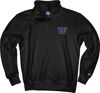 Picture of Blue 84 Men's Washington Huskies Quarter Zip Sweatshirt Icon Secondary, Alternate Color, Small