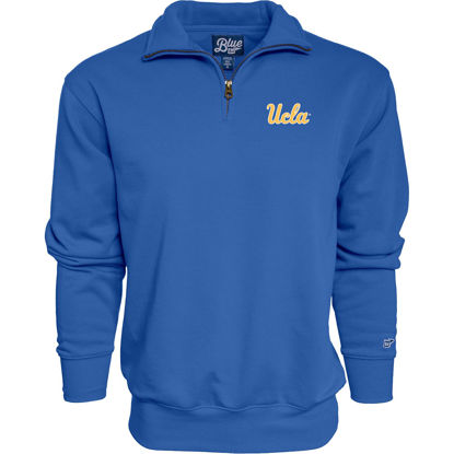 Picture of Blue 84 Men's UCLA Bruins Quarter Zip Sweatshirt Icon Team Color, Team Color, Large