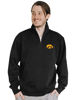 Picture of Blue 84 Men's Iowa Hawkeyes Quarter Zip Sweatshirt Icon Team Color, Team Color, Large
