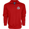 Picture of Blue 84 Men's Ohio State Buckeyes Quarter Zip Sweatshirt Icon Team Color, Team Color, XX-Large