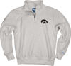 Picture of Blue 84 Men's Iowa Hawkeyes Quarter Zip Sweatshirt Icon Grey, Grey, X-Large